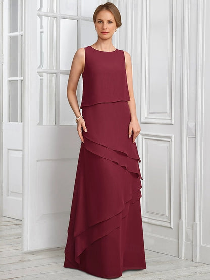 the Bride Dress Suit Piece Elegant Mother of Formal Two A-Line