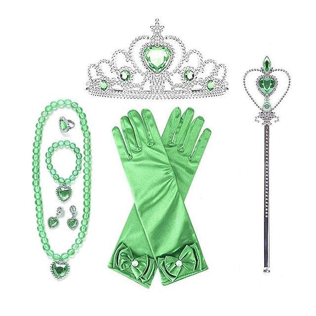 Theme Girl Dress Princess Tinker Fairytale Flower Tiana Bell