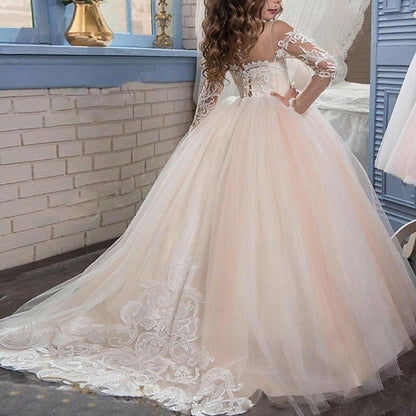 Girl First Dress Girls' Princess Communion Flower