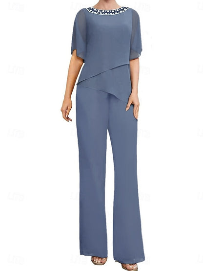 Pantsuit Elegant Wedding of the Dress Mother Guest Bride Simple