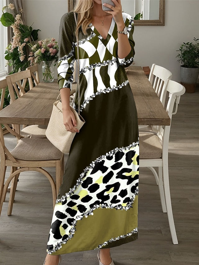 Women's Maxi Dress Casual Dress Winter Dress T Shirt Dress