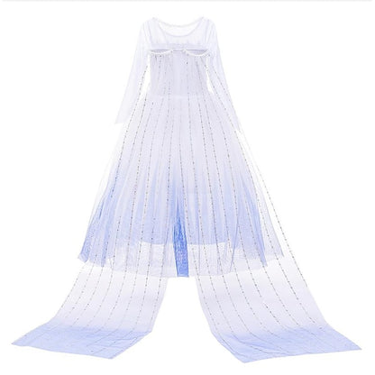 Princess Girl Elsa Movie Dress Cosplay Flower Girls'