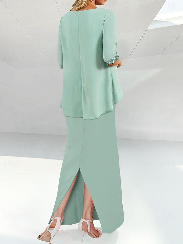 of Wedding Elegant the Jewel Mother Beach Sheath Dress Bride