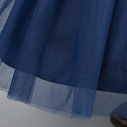 Sleeveless Special Girls' Wedding Party Kids Floral Dress