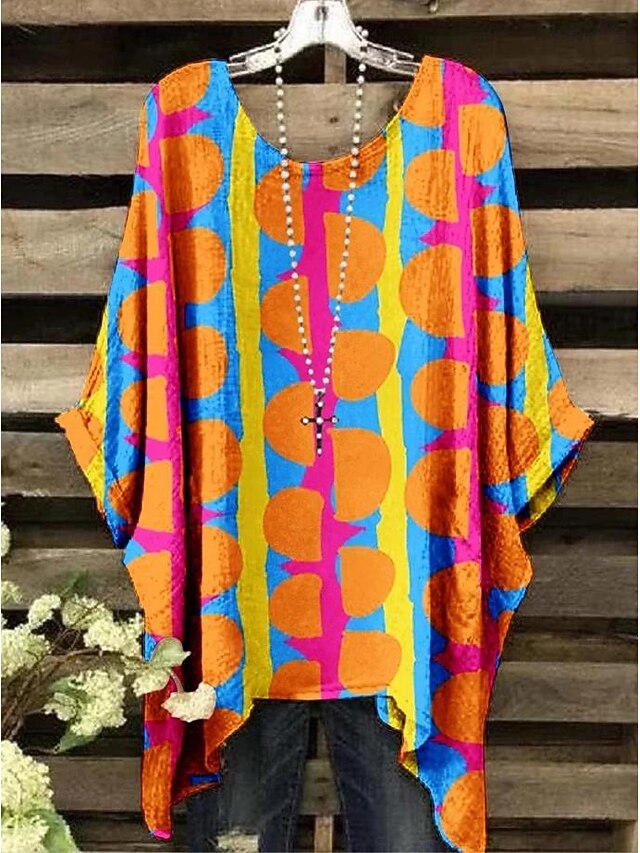 Women's Boho Shirt Graphic Geometric Elegant Bohemia