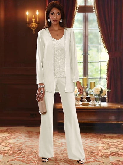 of Pantsuit Bride the Wedding Beach Piece 3 Formal Mother