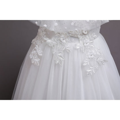 Flower Girl Color Solid Kids Dress Girls' Party