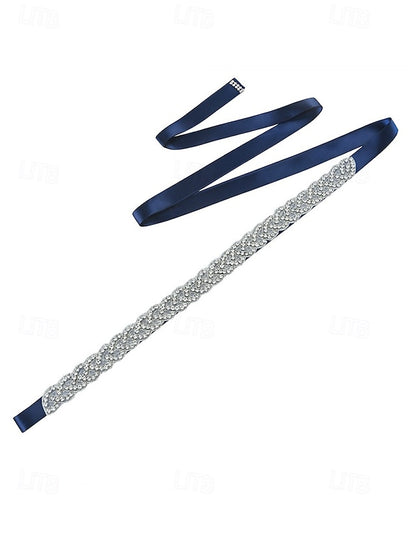 Bridal Dress Crystal Elegant Waistband – Rhinestone Wedding