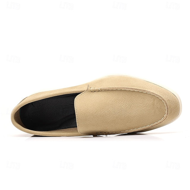 Loafers – Slip-On Faux Casual Blue Men's Light Breathable