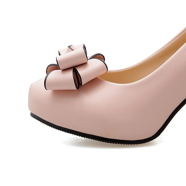Shoes Daily PU Girls' Heel Cosplay Lolita Heels Dress