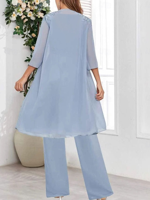 Mother Wedding Elegant Simple 3 of Piece V the Guest Bride Dress
