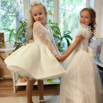 Communion Kids Girls' Party Flower Dress Girl First