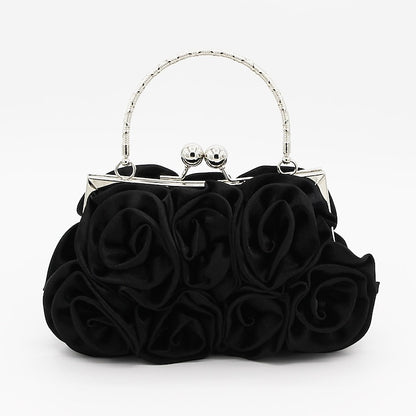 – Elegant Evening Floral Rose Red Vintage Design Bag Clutch