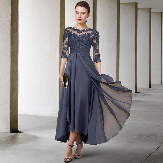 A-Line of Bride Plus Elegant Size Guest the Mother Dress Wedding