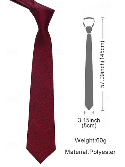 Men's – Polyester Herringbone Tie Stylish Christmas