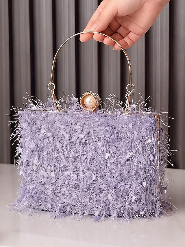 Women's Red Party Handbag – Green Christmas Elegant