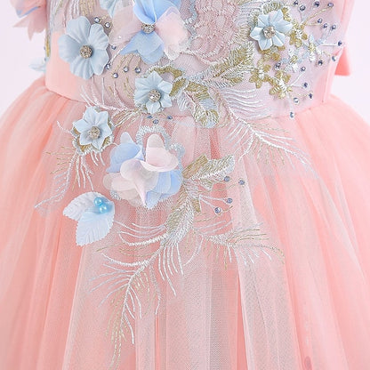 Party Girls' Girl Kids Flower Dress