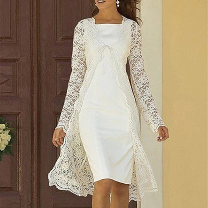 Bride the Wedding Two Sheath Dress of Mother Piece Beach
