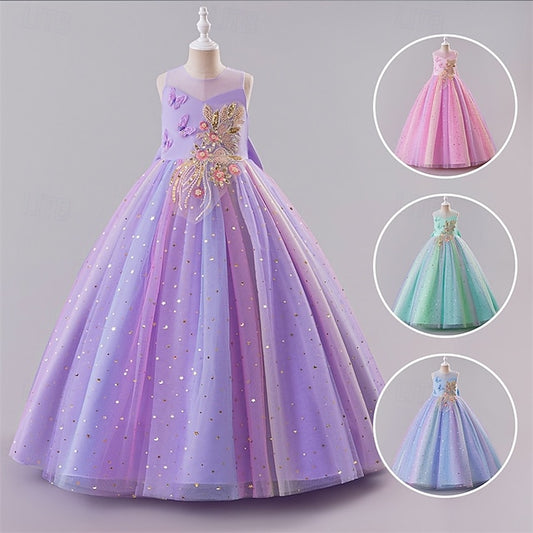 Dress Girls' Kid's Girl Flower Princess