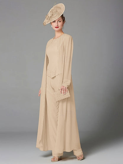 of Beach Bride the 3 Mother Wedding Formal Pantsuit Piece