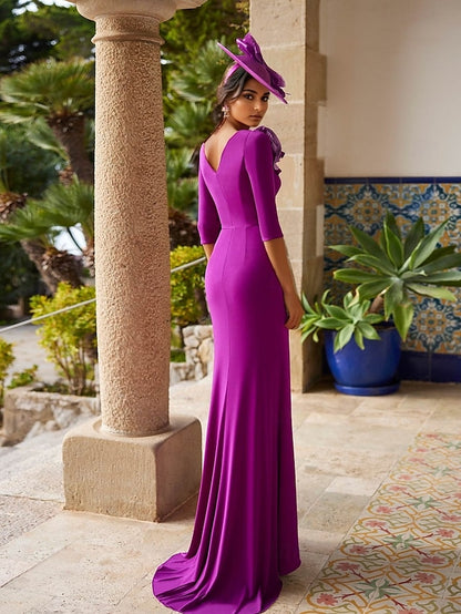 A-Line Bride Dress Mother Elegant of the Evening Gown Formal