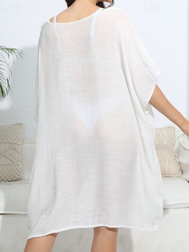 Women's Swimwear Cover Up Swim Dress Rash Guard Swimsuit