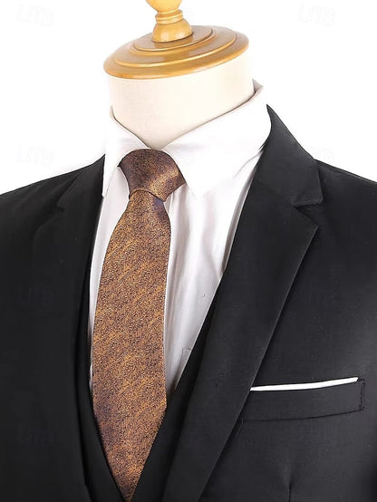 Men's – Polyester Herringbone Tie Stylish Christmas