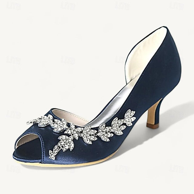 Bridal Women's Bling Shoes Wedding Sparkling
