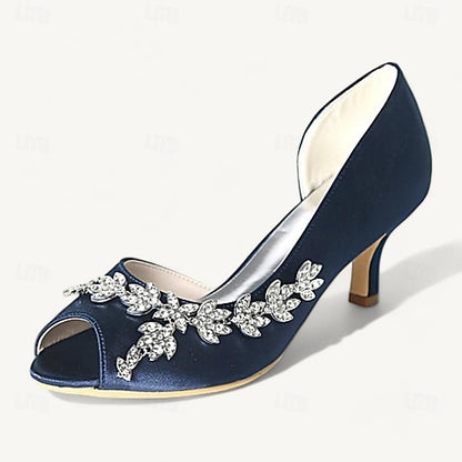 Bridal Women's Bling Shoes Wedding Sparkling