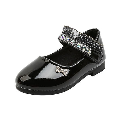 Mary Water Girls' Daily Jane PU Dress Lolita Flats Shoes