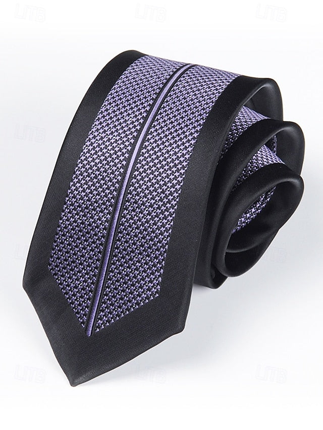 Men's - Tie Narrow Stripe Positioning 6cm Pattern