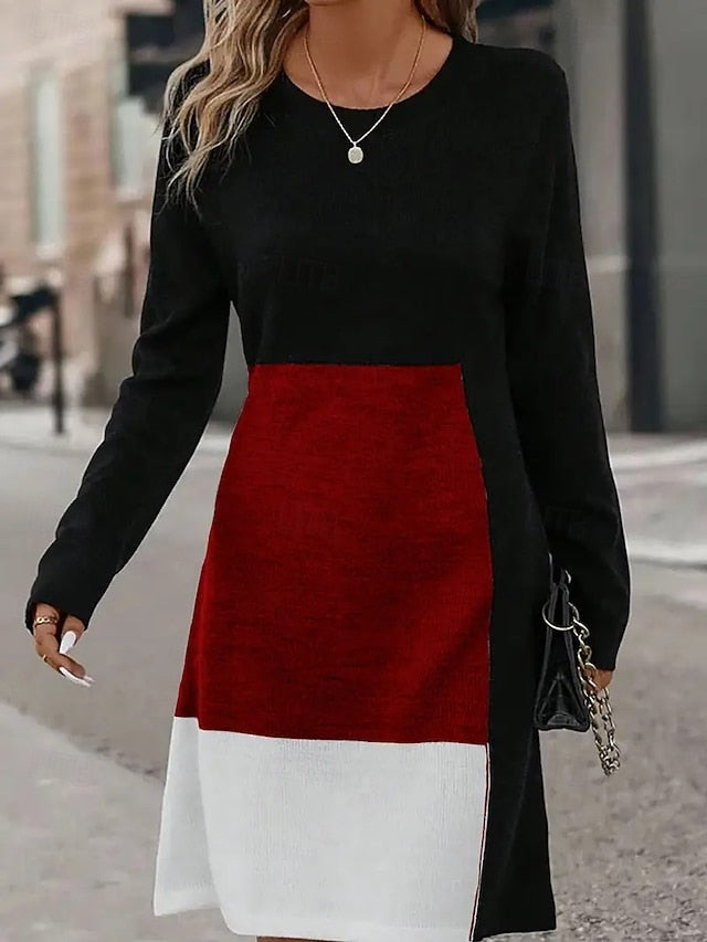 Women's Sweatshirt Dress Mini Dress Sheath Dress Party