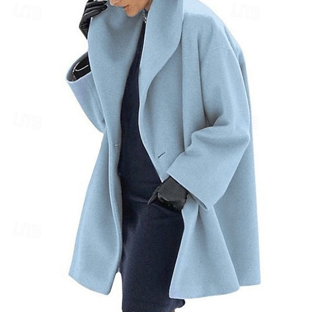 Warm Coat Furs Comfortable Women's Fur Buttons Faux