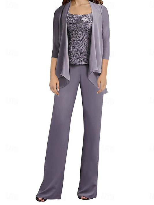 Mother Elegant Guest Dress Bride the Simple of Pantsuit Wedding