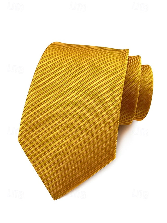 tie Men's striped satin