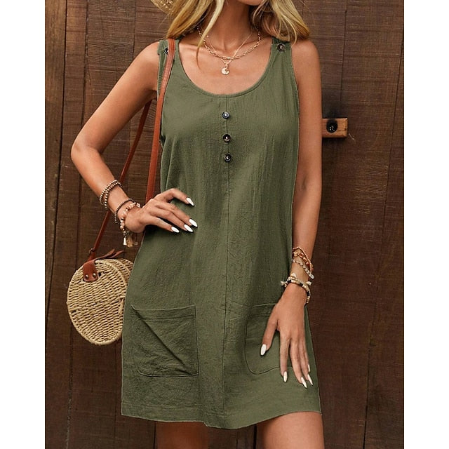 Women's Mini Dress Casual Dress Tank Dress Fashion Modern