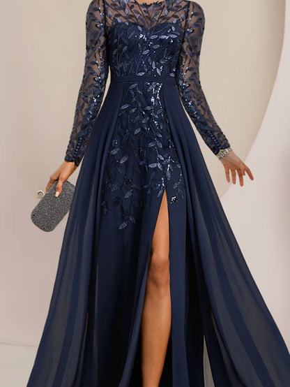 Dress Elegant of Jewel Bride A-Line Guest Mother Wedding the