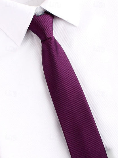 and Stripes Classic Men's Narrow Zip - Ties Pre-Tied
