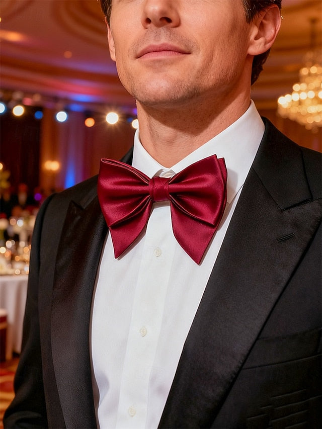 in Bow Colors Multiple Tie Satin Men's