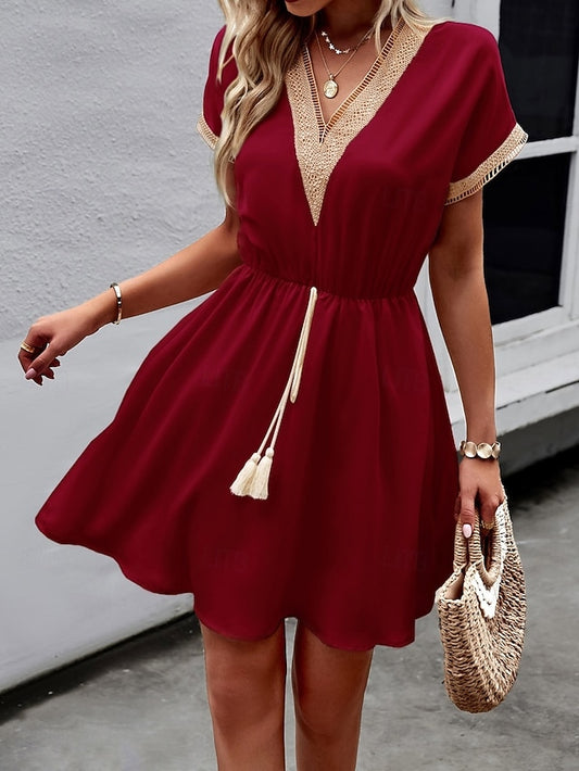 Women's Mini Dress Casual Dress A Line Dress Stylish Basic