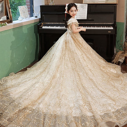 Kid's Princess Flower Girl Girls' Dress