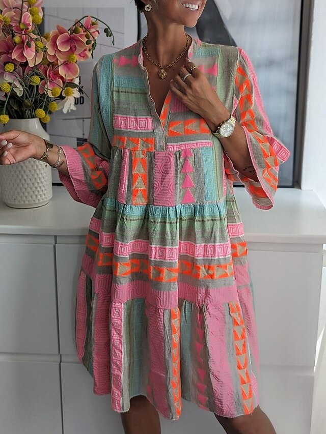 Women's Mini Dress Petite Dress Casual Dress Swing Dress