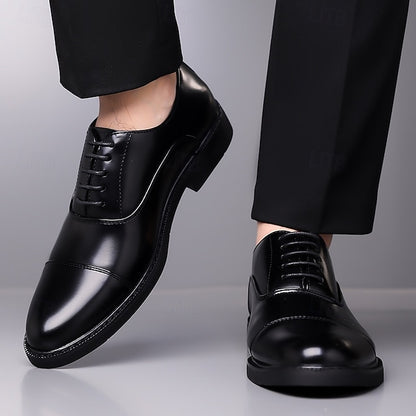 Brown Classic Men's Design Shoes Oxford – Dress Cap-Toe