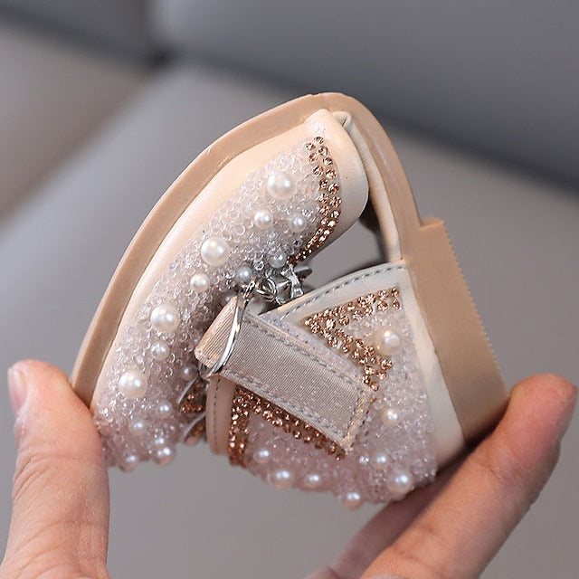 Flats PU Dress Lolita Glitters Girls' Shoes Daily Rubber