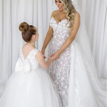 Girls' Party Girl Communion Flower Dress First