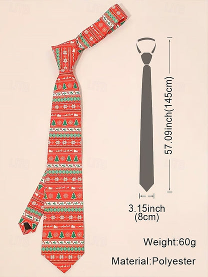 – Festive Holiday Neckwear Christmas Men's Ties and Fun