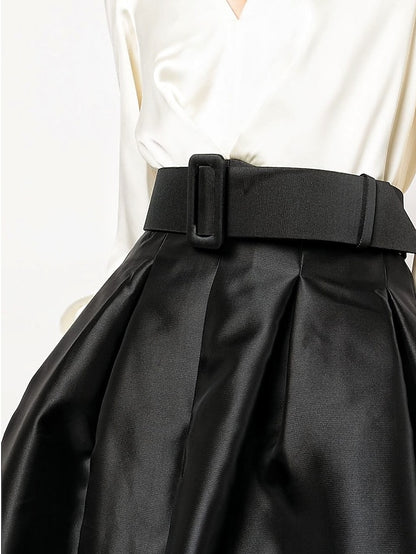 Wedding High Formal Guest Gown Floor Dress A-Line Evening Split