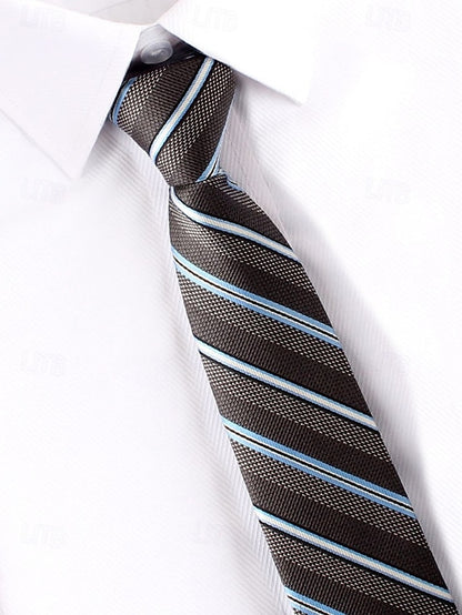 and Stripes Classic Men's Narrow Zip - Ties Pre-Tied