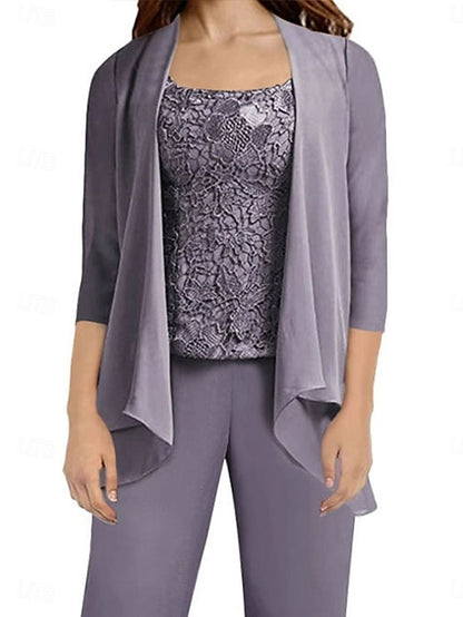 Mother Elegant Guest Dress Bride the Simple of Pantsuit Wedding