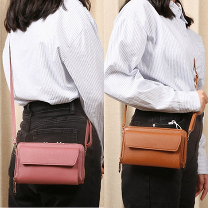 Sac à bandoulière pour femme, portefeuille, téléphone portable